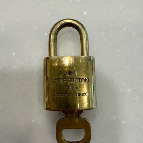Louis Vuitton Authenic lock & key set brass lock #346 - Picture 2 of 5